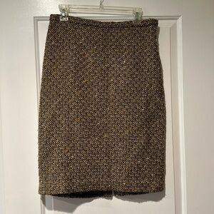 Ann Taylor Loft - woven pencil skirt